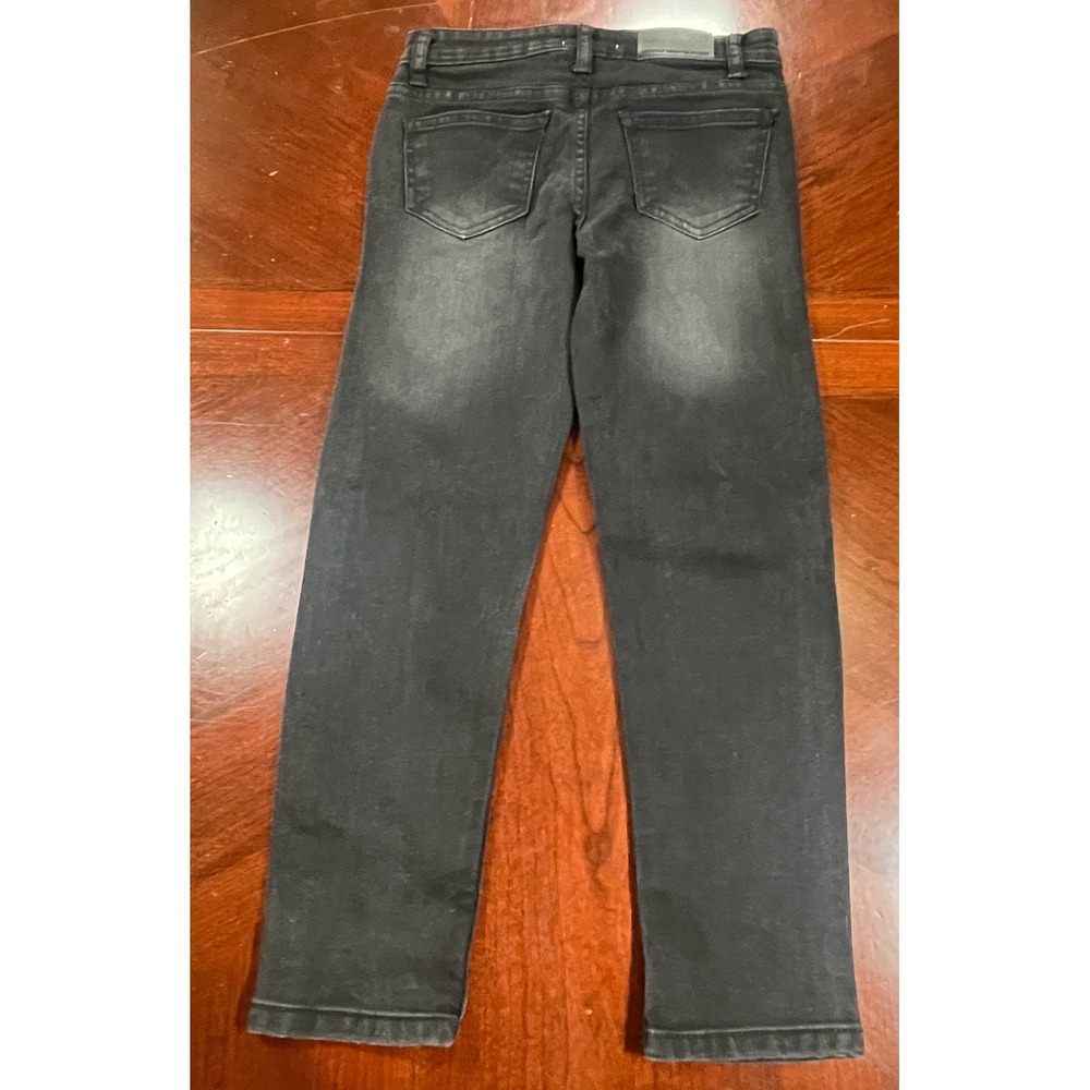 Beverly Hills Polo Club Boys Faded Black Slim Straight Jeans Size 8 EUC - Picture 2 of 8